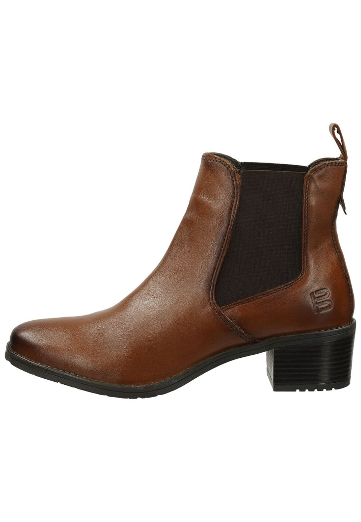 Bagatt Stiefelette Leder/Textil Cognac