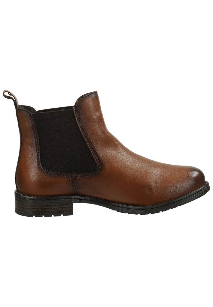 Bagatt Stiefelette Leder/Textil Cognac