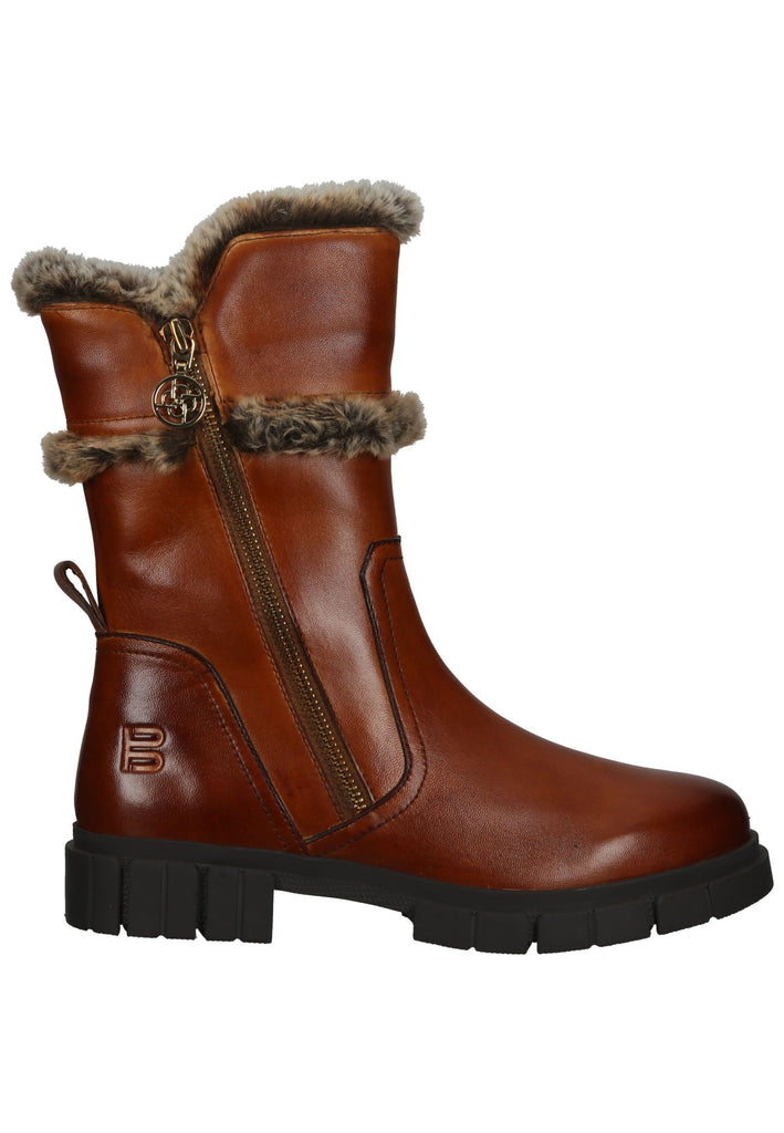 Bagatt Stiefelette Leder/Textil Cognac Warmfutter