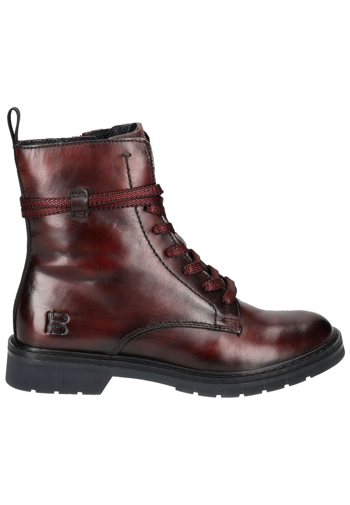 Bagatt Stiefelette Leder/Textil Dunkelrot Warmfutter