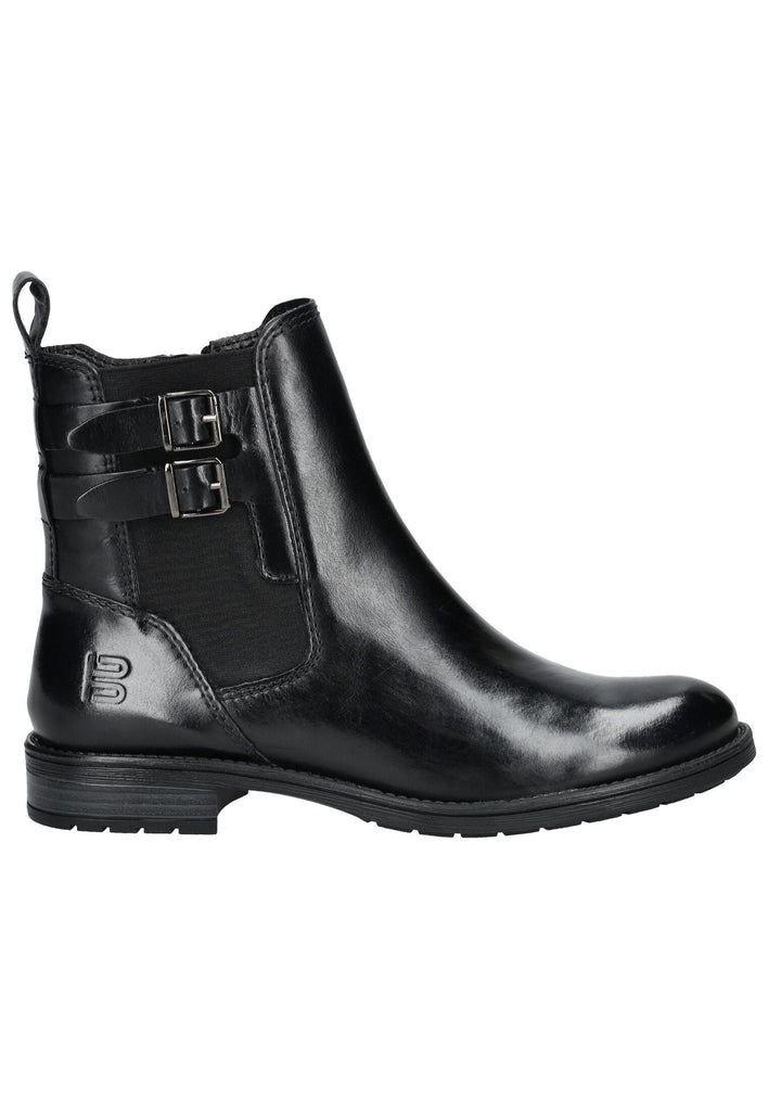 Bagatt Stiefelette Leder/Textil Schwarz/Schwarz