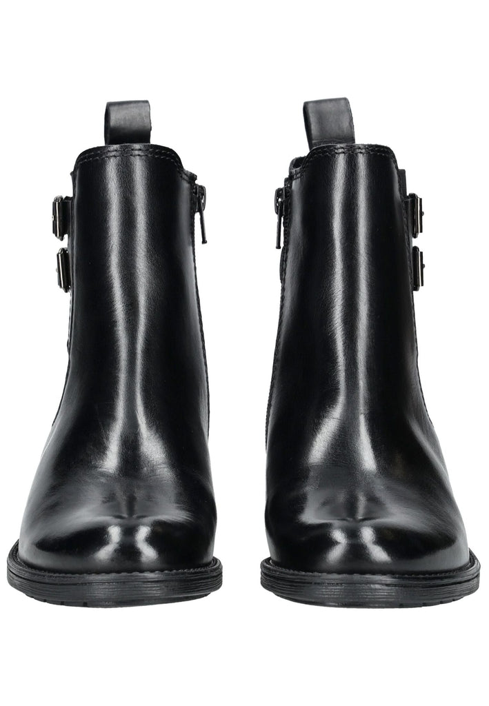 Bagatt Stiefelette Leder/Textil Schwarz/Schwarz