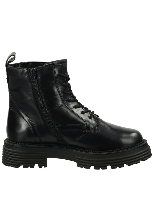 Bagatt Stiefelette Leder/Textil Schwarz Warmfutter