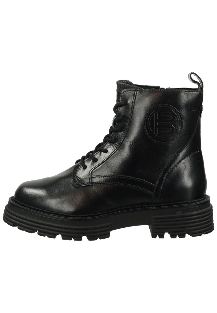 Bagatt Stiefelette Leder/Textil Schwarz Warmfutter