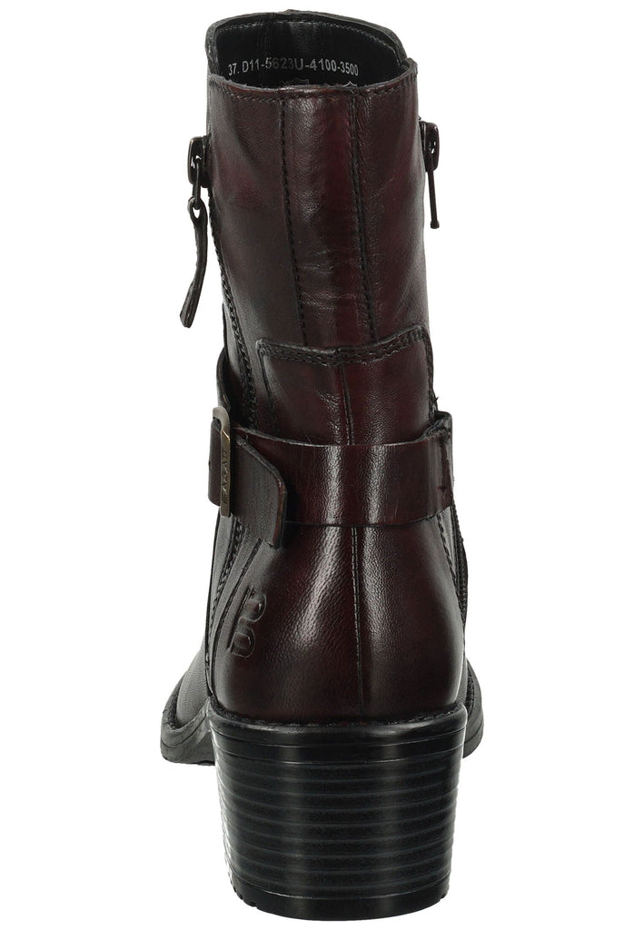 Bagatt Stiefelette Lederimitat Bordeaux Warmfutter