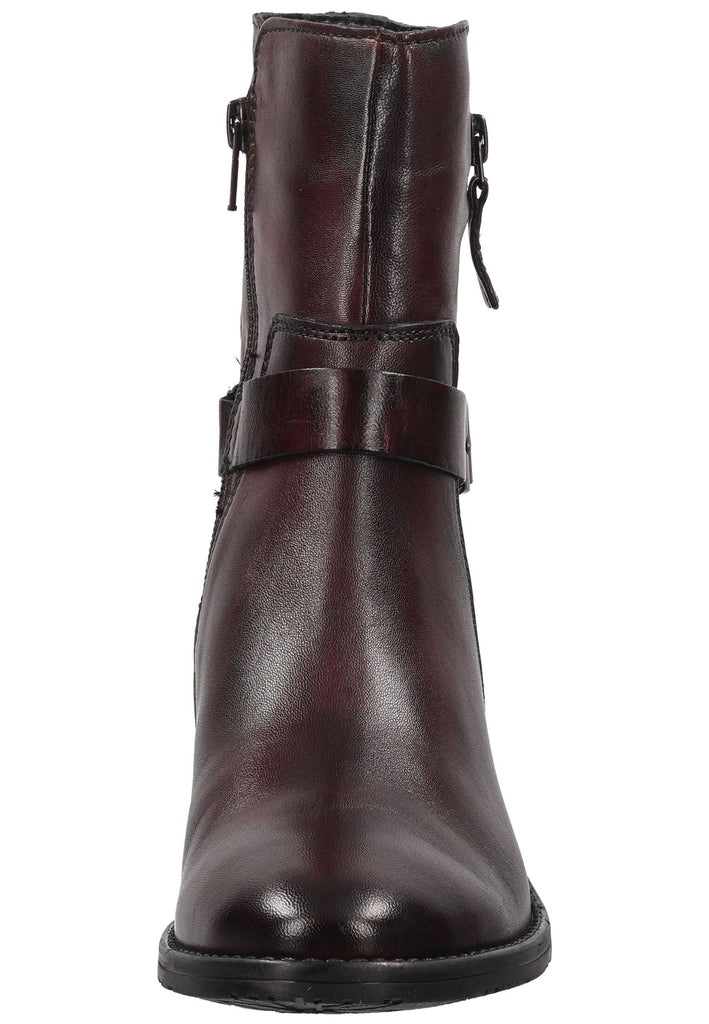Bagatt Stiefelette Lederimitat Bordeaux Warmfutter