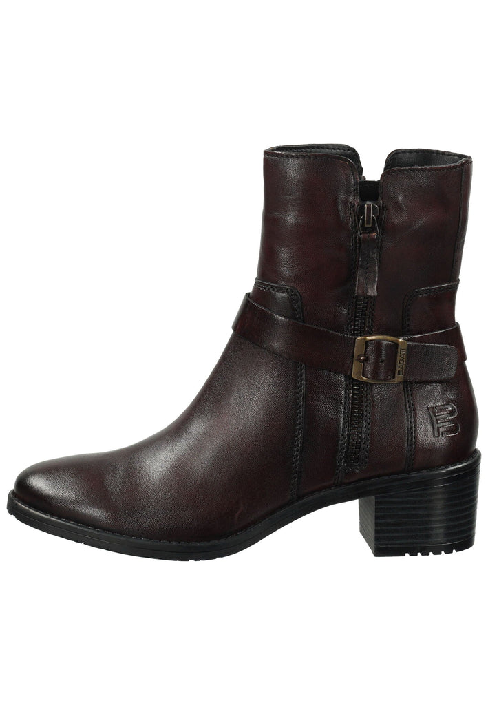 Bagatt Stiefelette Lederimitat Bordeaux Warmfutter
