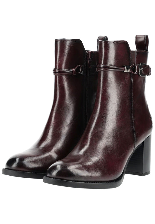 Bagatt Stiefelette Lederimitat Bordeaux Warmfutter