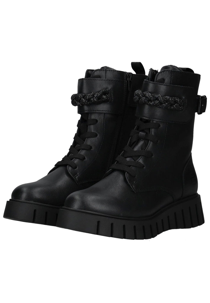 Bagatt Stiefelette Lederimitat Schwarz