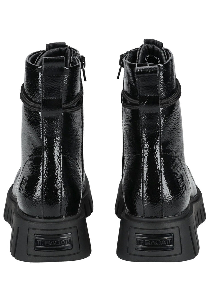 Bagatt Stiefelette Lederimitat Schwarz Lack