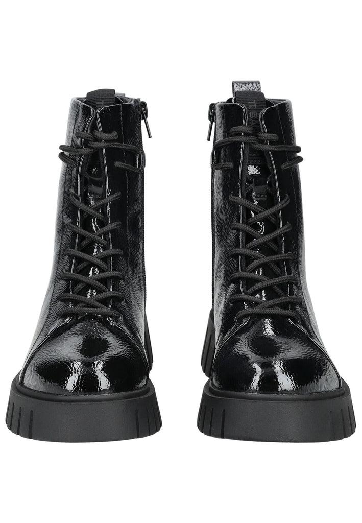 Bagatt Stiefelette Lederimitat Schwarz Lack