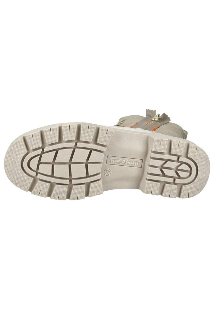 Bagatt Stiefelette Lederimitat/Textil Beige/Weiß Warmfutter