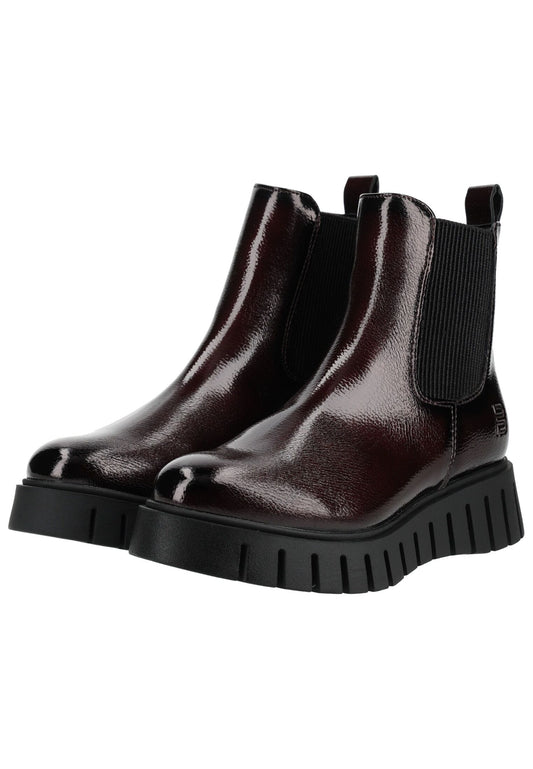 Bagatt Stiefelette Lederimitat/Textil Bordeaux