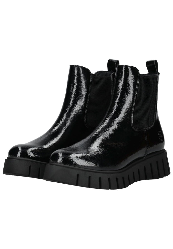 Bagatt Stiefelette Lederimitat/Textil Schwarz