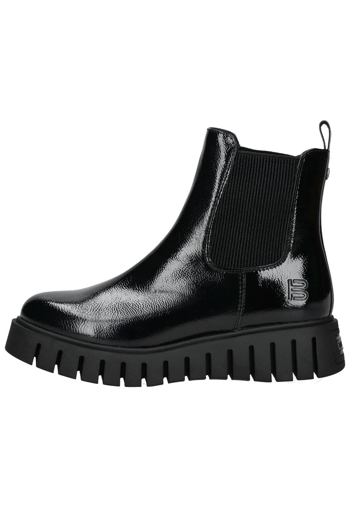 Bagatt Stiefelette Lederimitat/Textil Schwarz