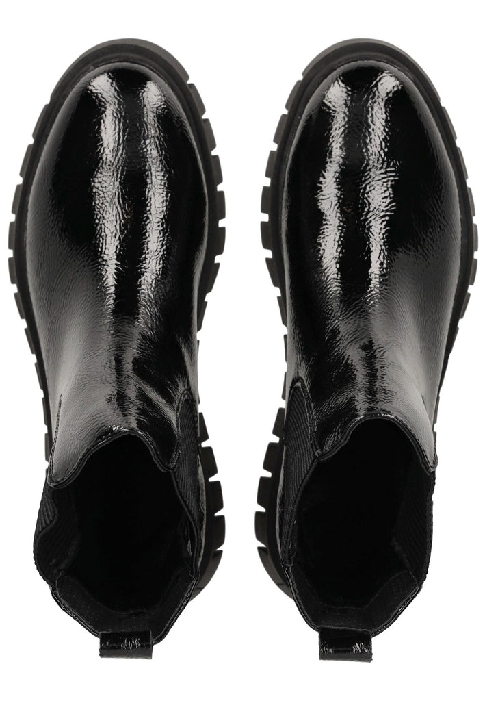 Bagatt Stiefelette Lederimitat/Textil Schwarz Lack