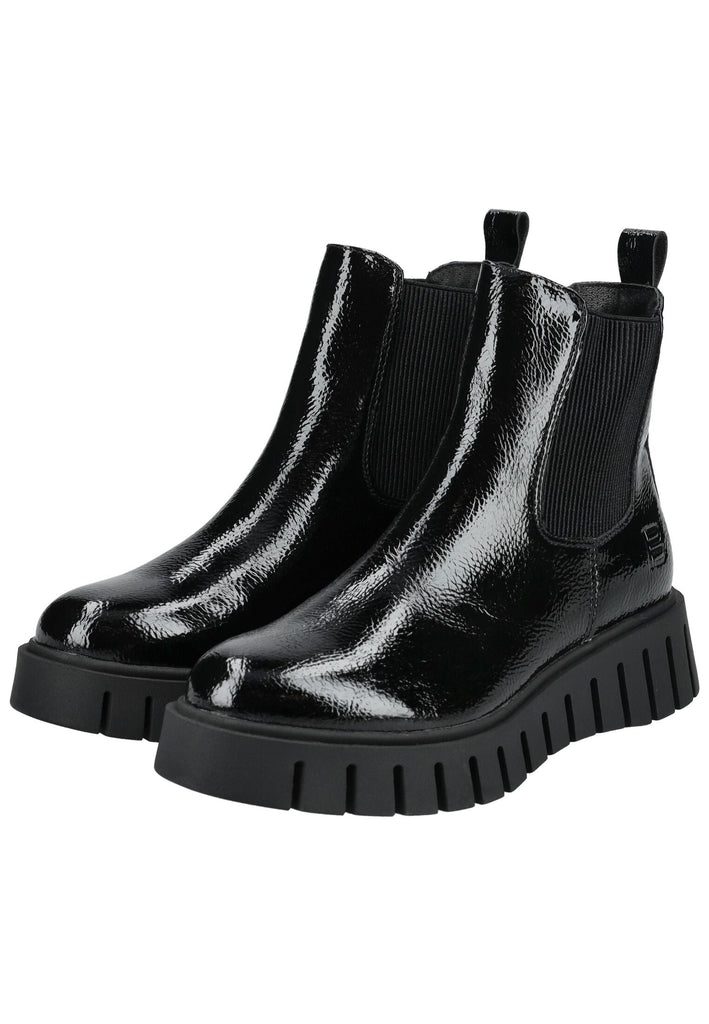 Bagatt Stiefelette Lederimitat/Textil Schwarz Lack