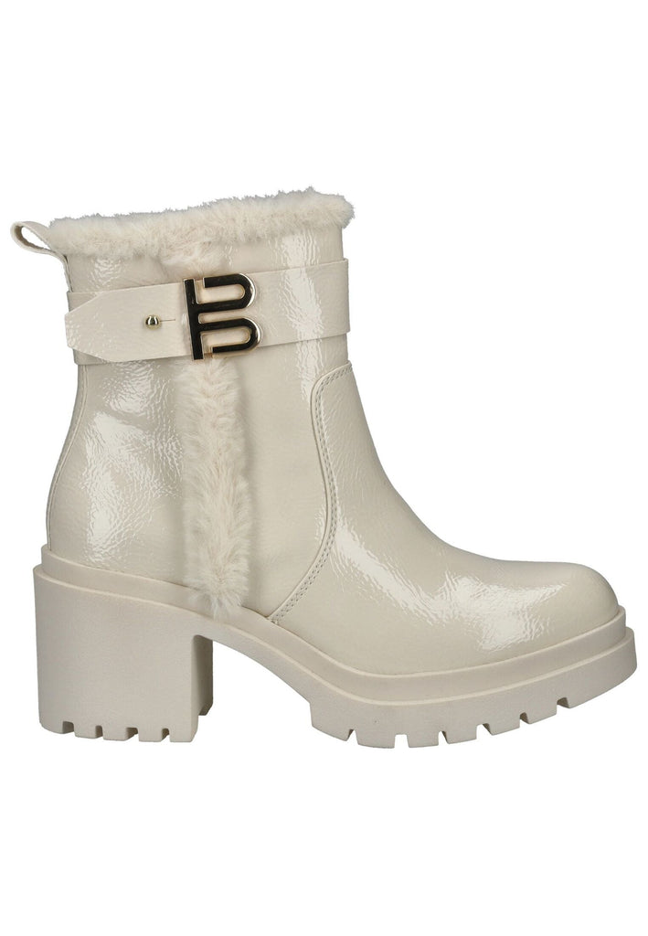 Bagatt Stiefelette Lederimitat/Textil Weiß Lack Warmfutter