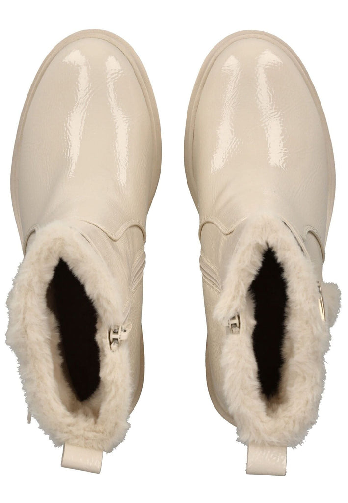 Bagatt Stiefelette Lederimitat/Textil Weiß Lack Warmfutter