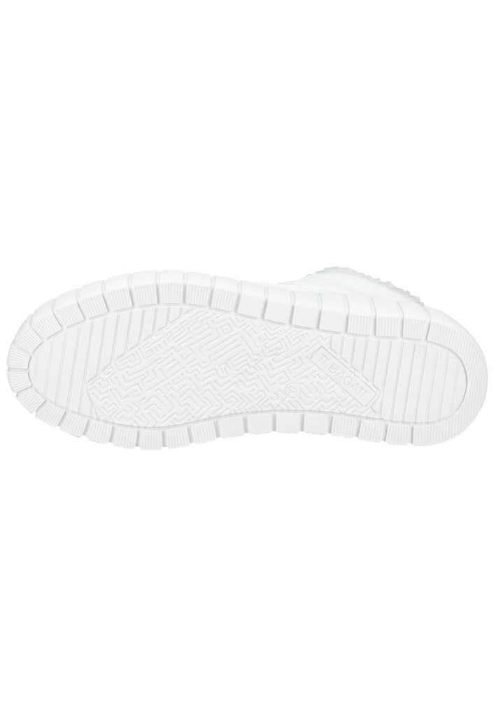 Bagatt Stiefelette Lederimitat Weiß Warmfutter