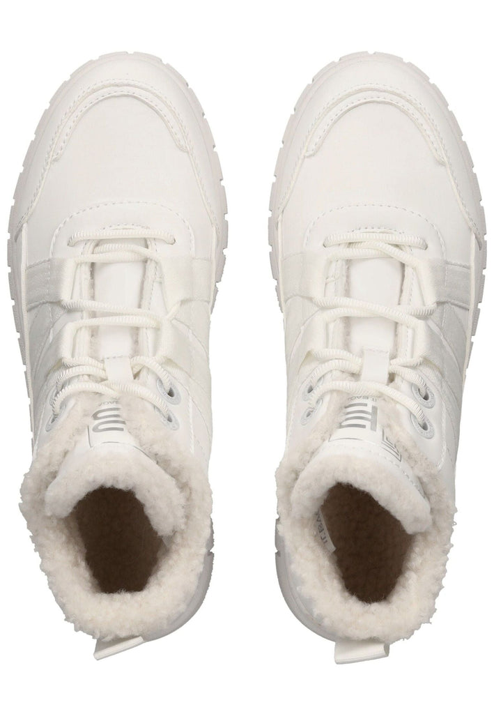 Bagatt Stiefelette Lederimitat Weiß Warmfutter