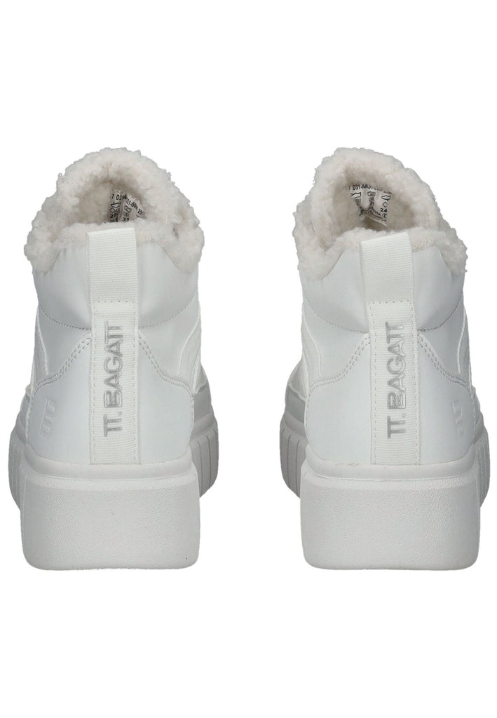 Bagatt Stiefelette Lederimitat Weiß Warmfutter
