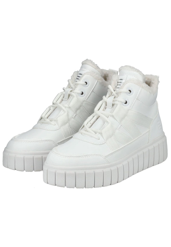 Bagatt Stiefelette Lederimitat Weiß Warmfutter