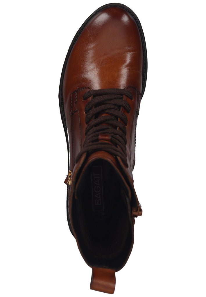 Bagatt Stiefelette Nappaleder Cognac