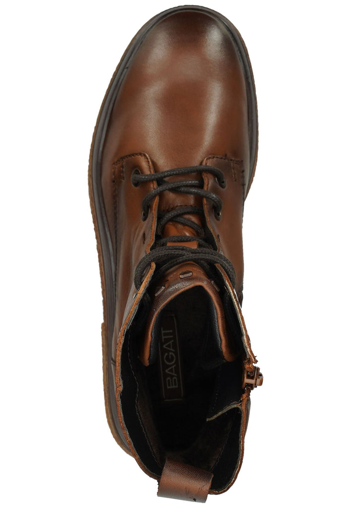 Bagatt Stiefelette Nappaleder Cognac