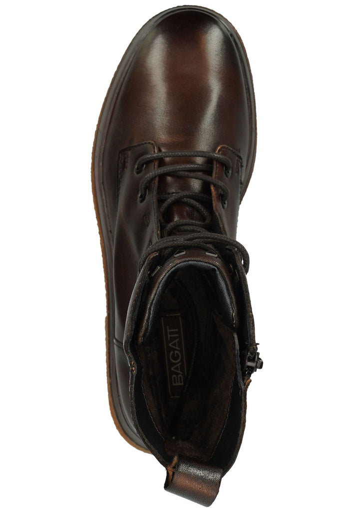 Bagatt Stiefelette Nappaleder Dunkelbraun