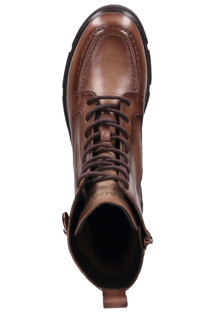 Bagatt Stiefelette Nappaleder Mittelbraun