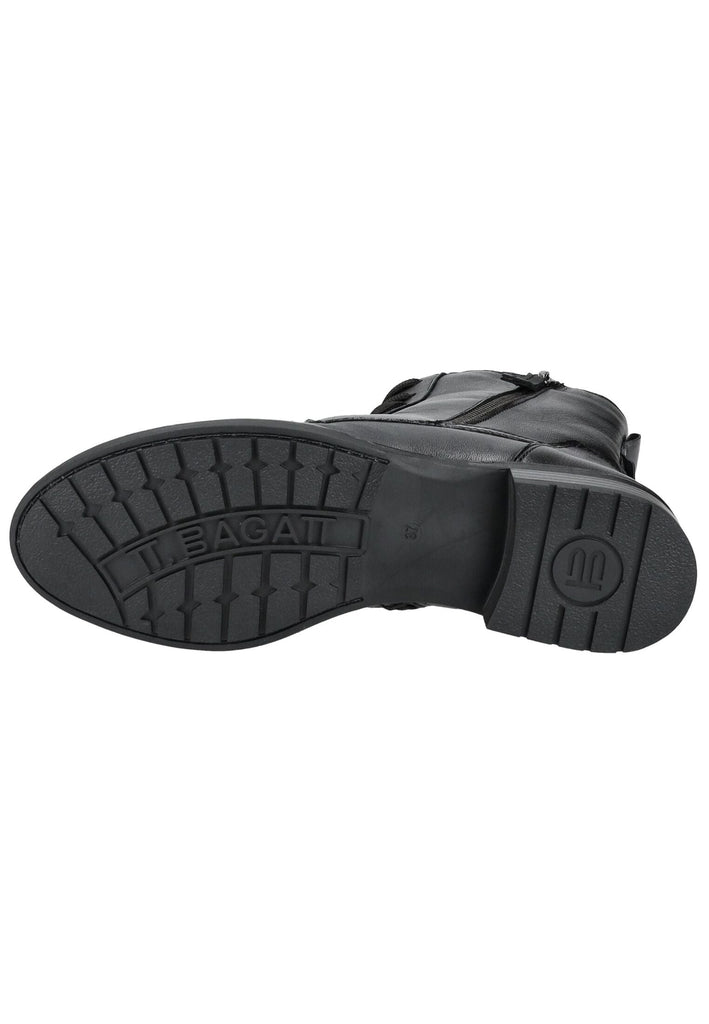 Bagatt Stiefelette Nappaleder Schwarz