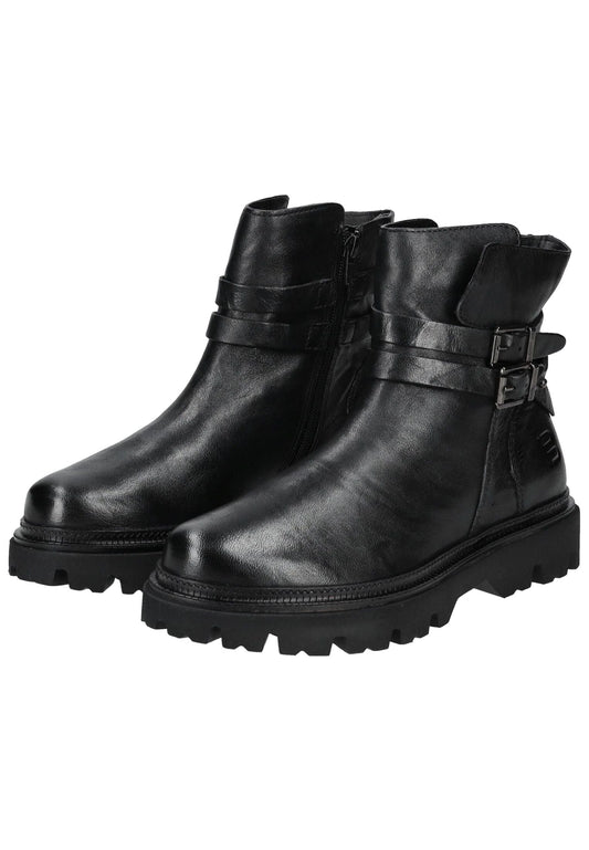 Bagatt Stiefelette Nappaleder Schwarz
