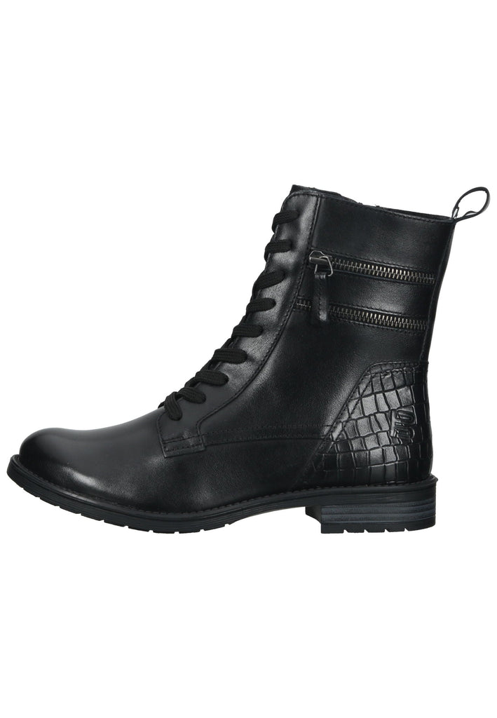 Bagatt Stiefelette Nappaleder Schwarz