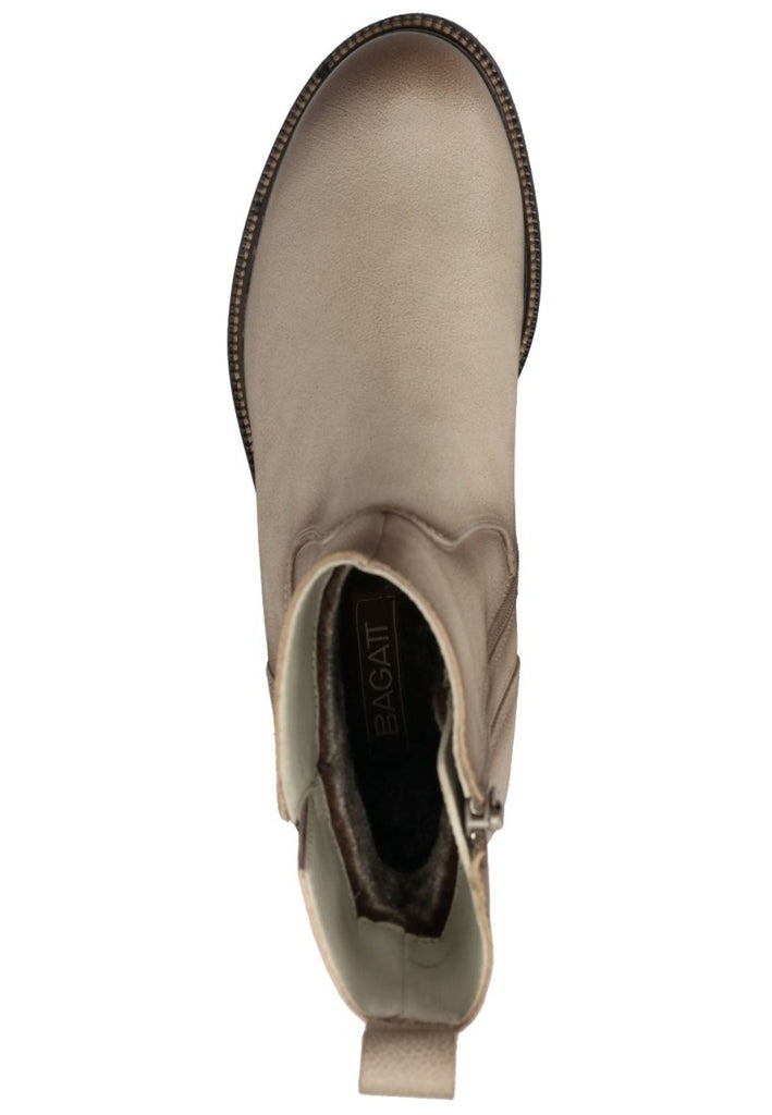 Bagatt Stiefelette Nubukleder Grau