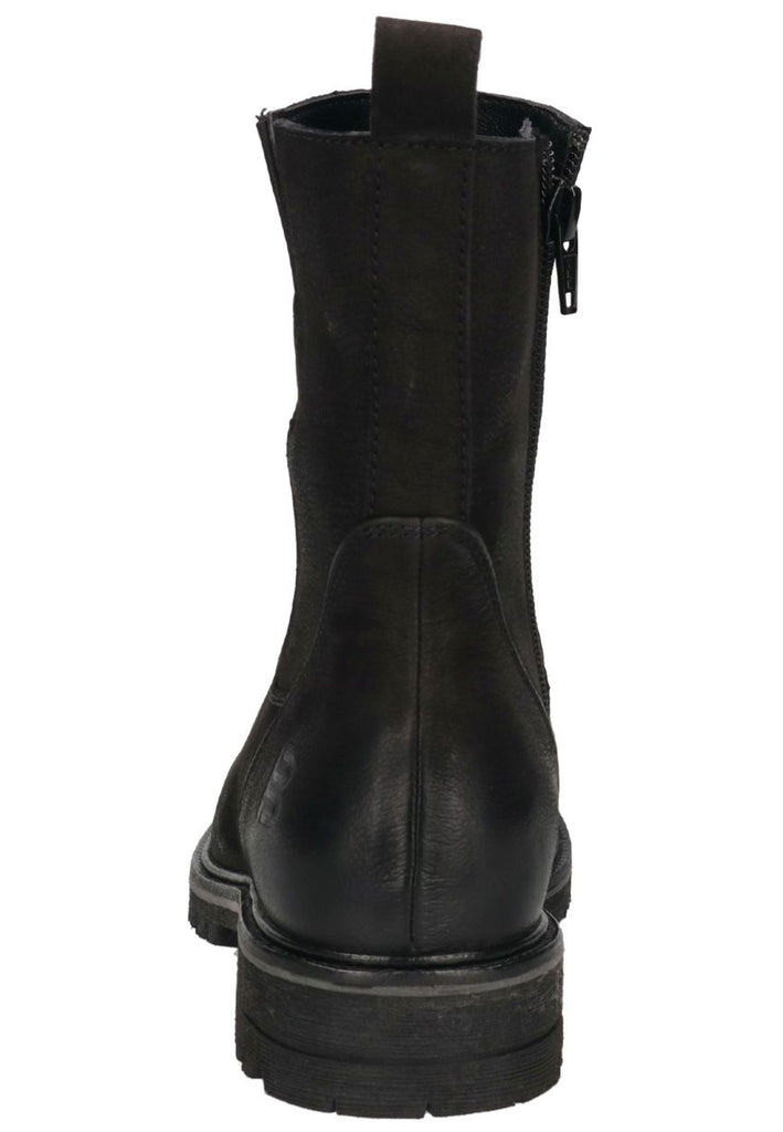 Bagatt Stiefelette Nubukleder Schwarz