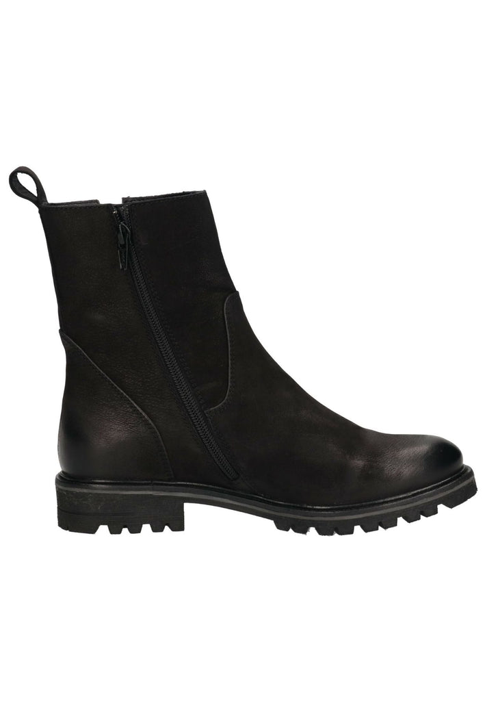 Bagatt Stiefelette Nubukleder Schwarz
