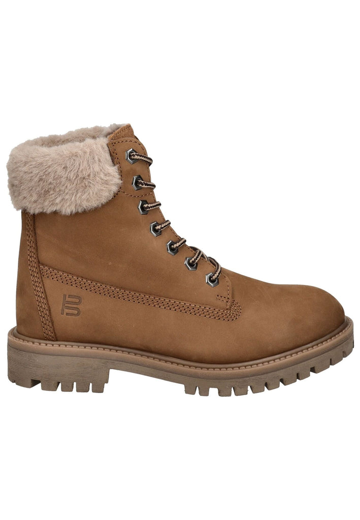 Bagatt Stiefelette Nubukleder/Textil Braun/Beige Warmfutter