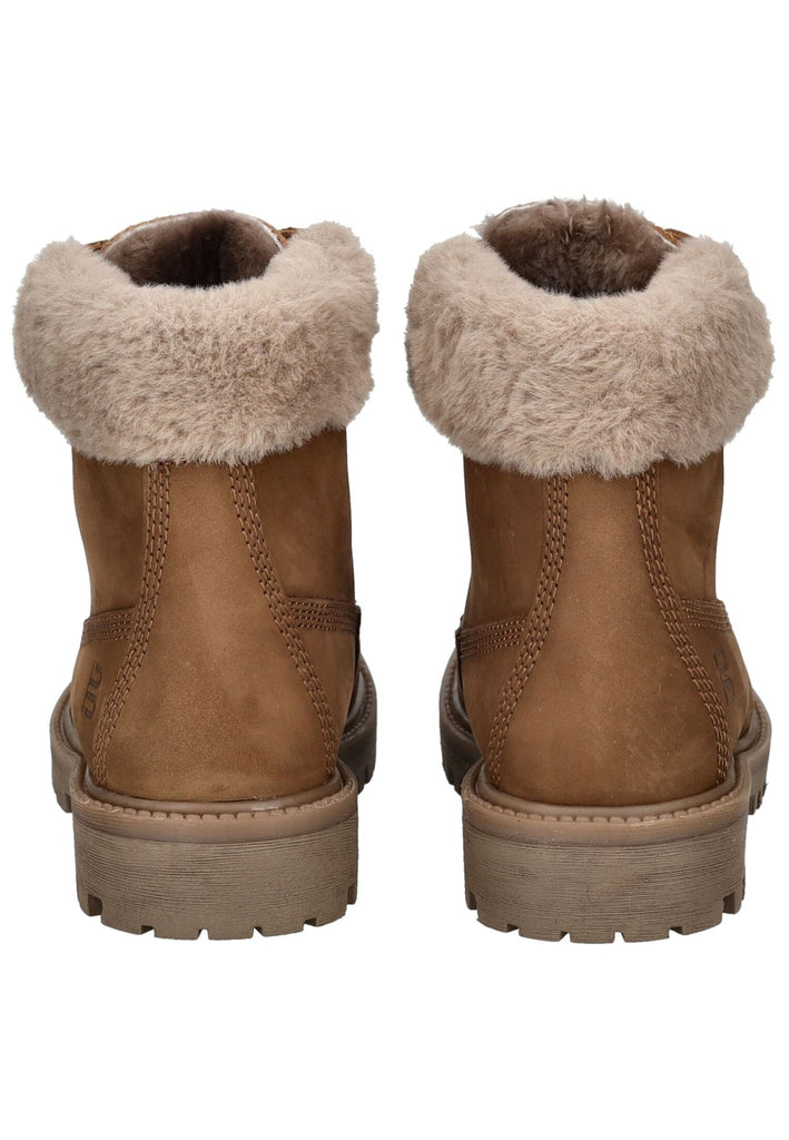 Bagatt Stiefelette Nubukleder/Textil Braun/Beige Warmfutter