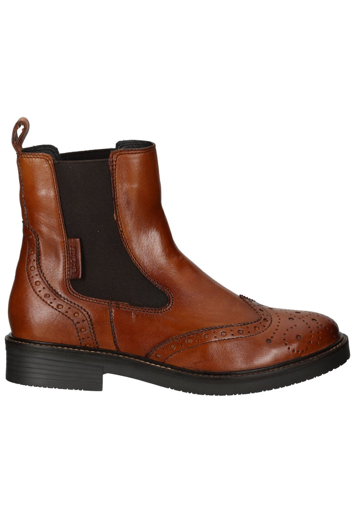 Bagatt Stiefelette Nubukleder/Textil Cognac