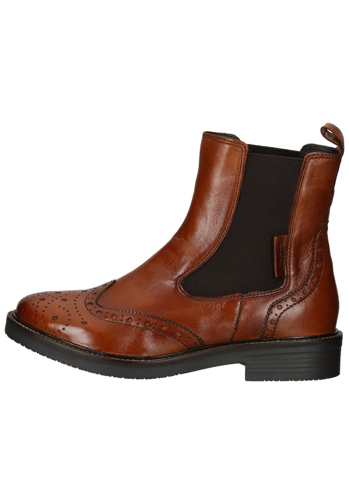 Bagatt Stiefelette Nubukleder/Textil Cognac