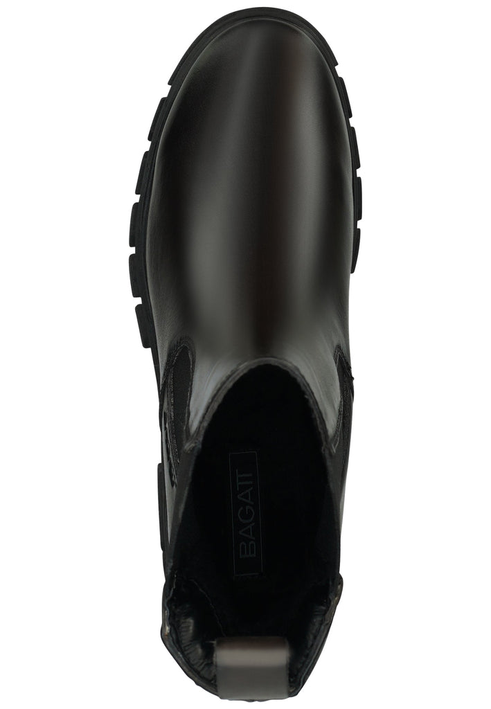 Bagatt Stiefelette Nubukleder/Textil Dunkelgrau Warmfutter