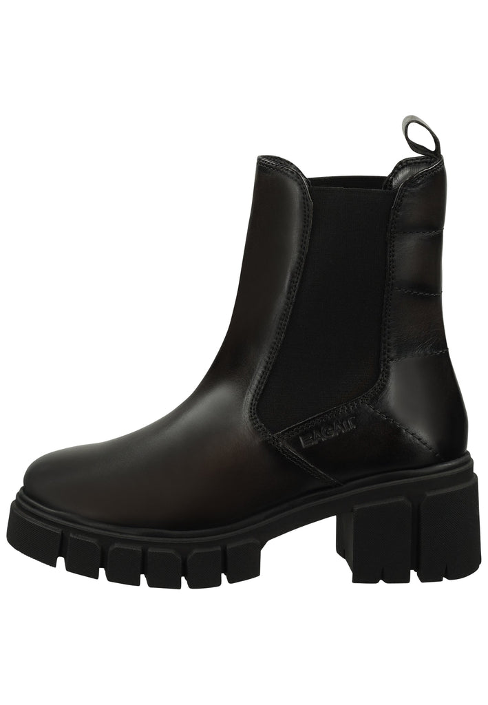 Bagatt Stiefelette Nubukleder/Textil Dunkelgrau Warmfutter