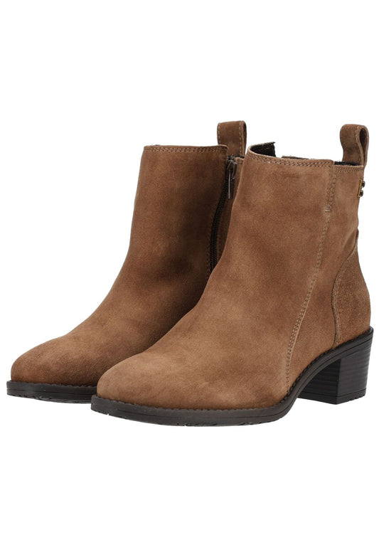Bagatt Stiefelette Veloursleder Beige