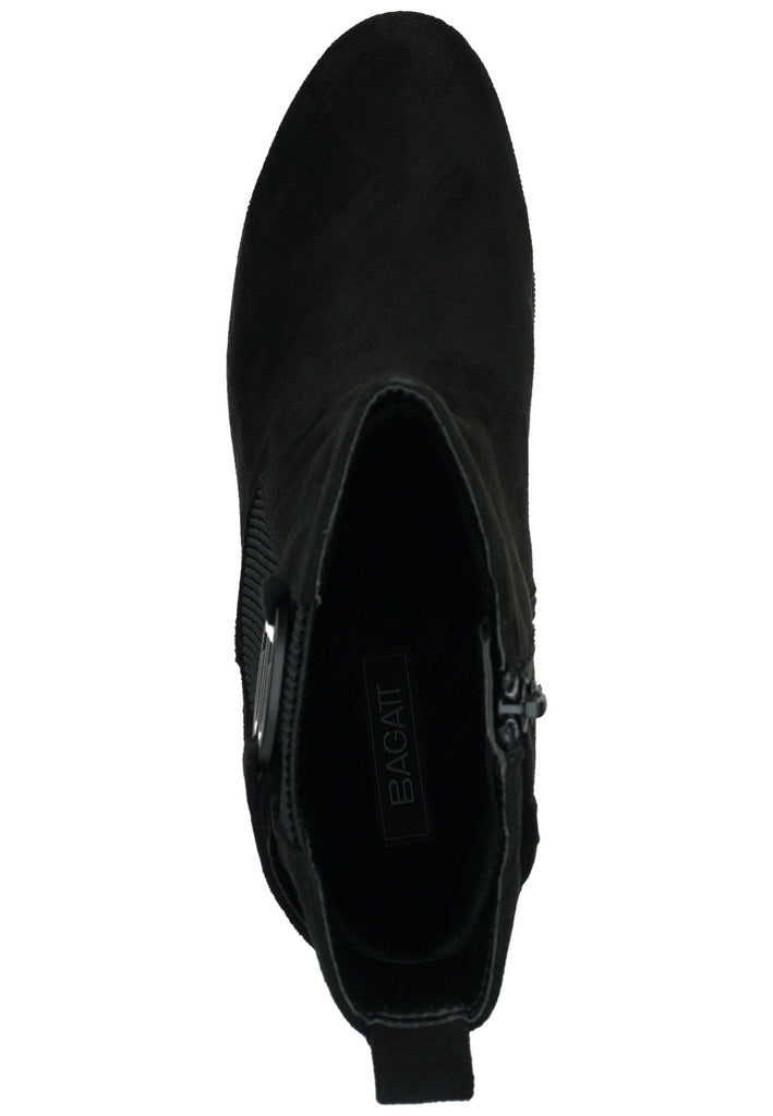 Bagatt Stiefelette Veloursleder Schwarz Warmfutter