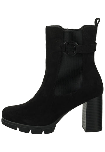 Bagatt Stiefelette Veloursleder Schwarz Warmfutter