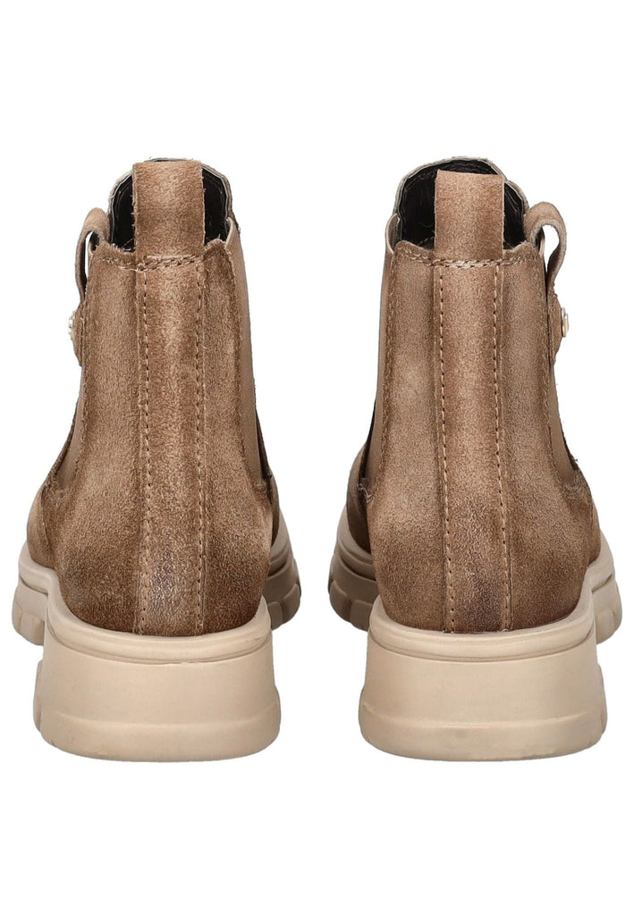 Bagatt Stiefelette Veloursleder Taupe