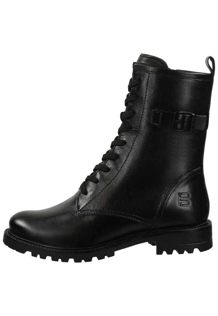 Stiefeletten Bagatt Stiefelette Leder Schwarz Warmfutter