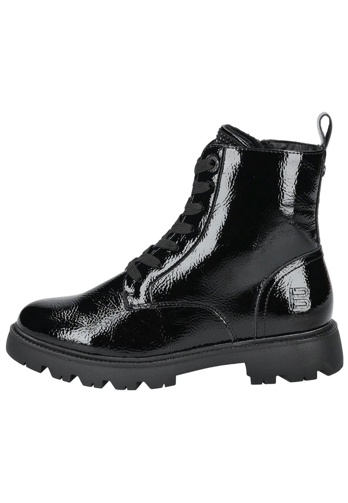 Stiefeletten Bagatt Stiefelette Lederimitat/Textil Schwarz