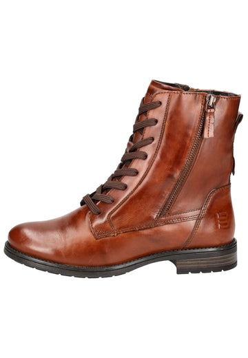 Stiefeletten Bagatt Stiefelette Nappaleder Cognac